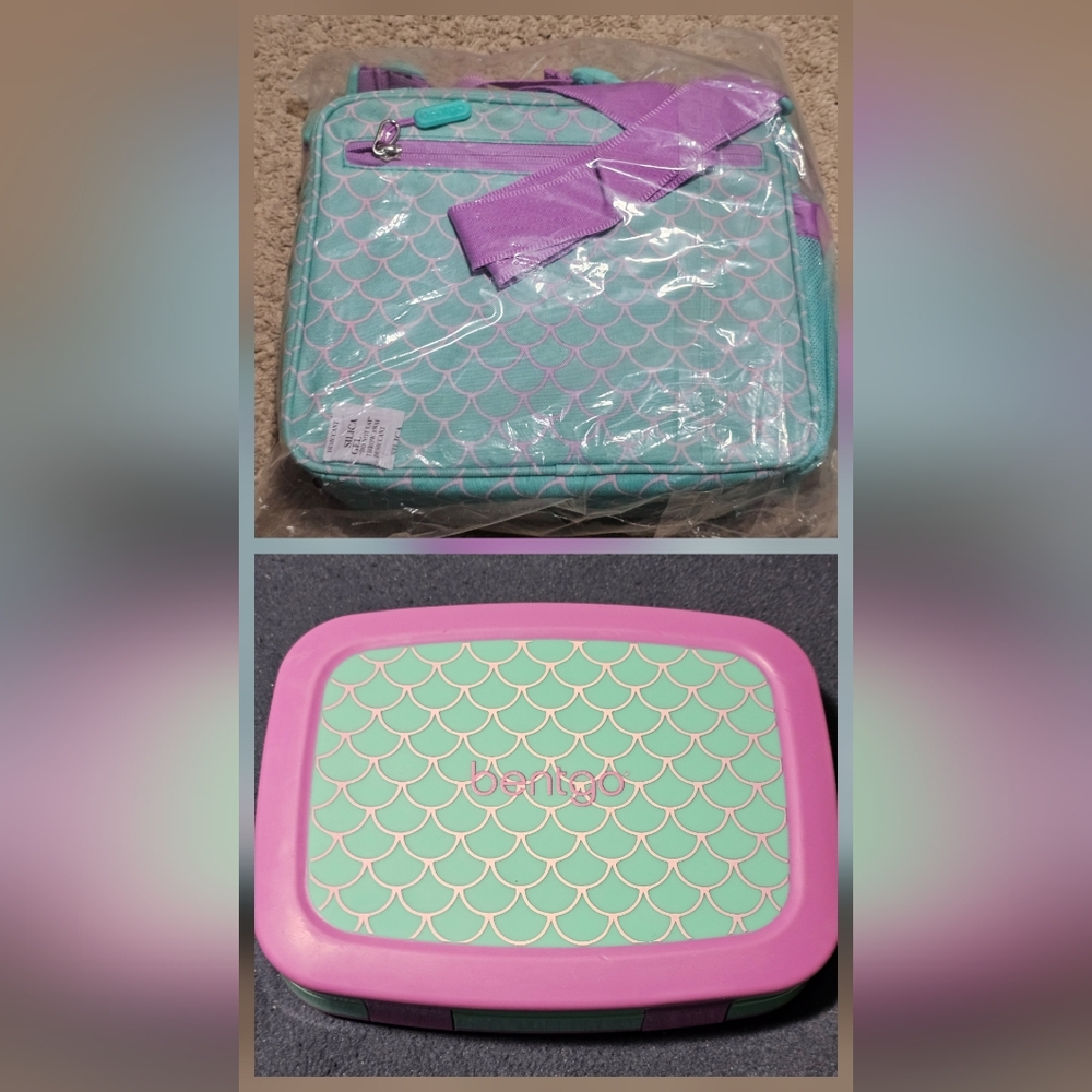 Bentgo Kids Lunch Box and Bag Combo Insulated Leak-Proof Drop-Proof Easy Clean